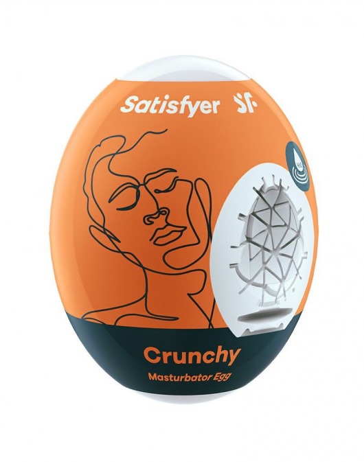 Мастурбатор-яйцо Satisfyer Crunchy Mini Masturbator - Satisfyer - в Черкесске купить с доставкой