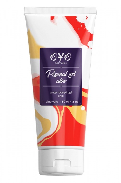 Анальная смазка на водной основе OYO Personal Gel Aloe - 50 мл. - OYO - купить с доставкой в Черкесске