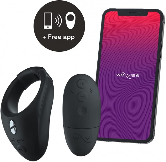 Черное эрекционное кольцо для ношения We-Vibe Bond - We-vibe - в Черкесске купить с доставкой