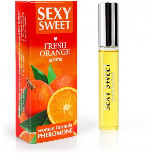 Парфюм для тела с феромонами Sexy Sweet с ароматом апельсина - 10 мл. -  - Магазин феромонов в Черкесске