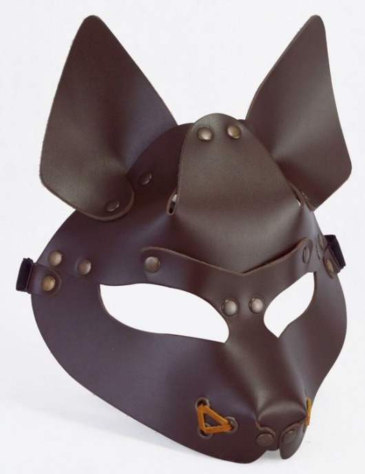 Коричневая маска Wolf - Sitabella - купить с доставкой в Черкесске
