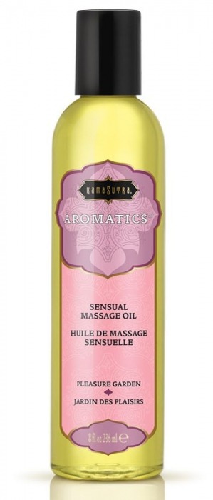 Массажное масло с цветочным ароматом Pleasure Garden - 236 мл. - Kama Sutra - купить с доставкой в Черкесске
