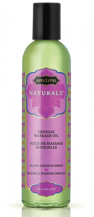 Массажное масло Naturals Island Passion Berry с ароматом тропических фруктов - 236 мл. - Kama Sutra - купить с доставкой в Черкесске