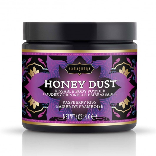 Пудра для тела Honey Dust Body Powder с ароматом малины - 170 гр. - Kama Sutra - купить с доставкой в Черкесске