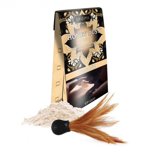 Пудра для тела Honey Dust Body Powder с ароматом ванили - 28 гр. - Kama Sutra - купить с доставкой в Черкесске