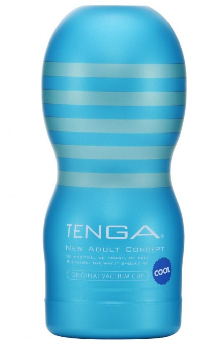 Мастурбатор с охлаждающей смазкой TENGA Original Vacuum Cup Cool - Tenga - в Черкесске купить с доставкой