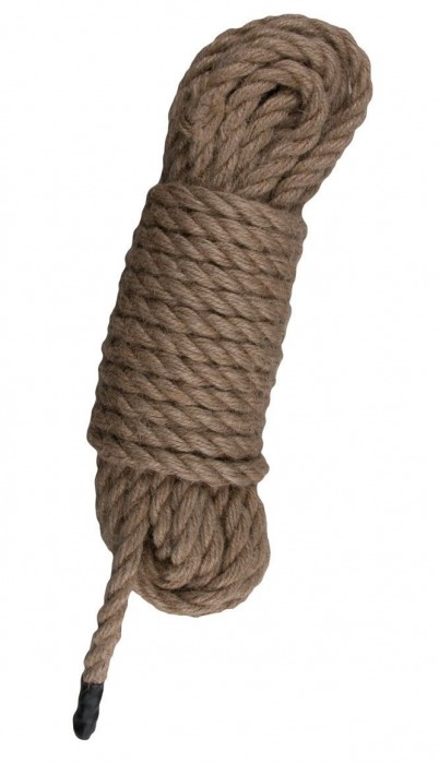 Пеньковая веревка для связывания Hemp Rope - 5 м. - Easy toys - купить с доставкой в Черкесске