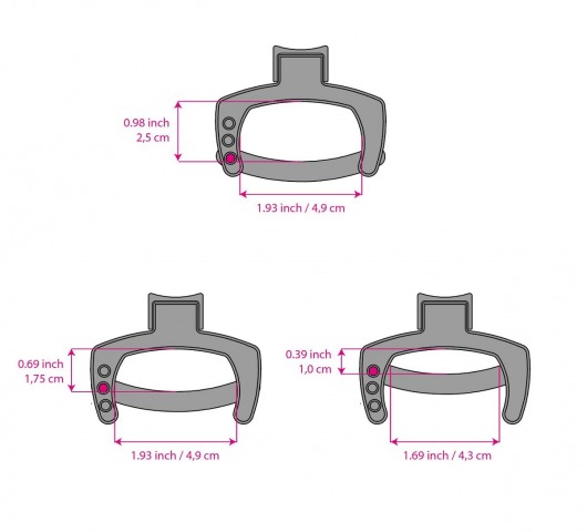 Кольцо с зажимом для мошонки для пояса верности Pubic Enemy - MyStim - купить с доставкой в Черкесске
