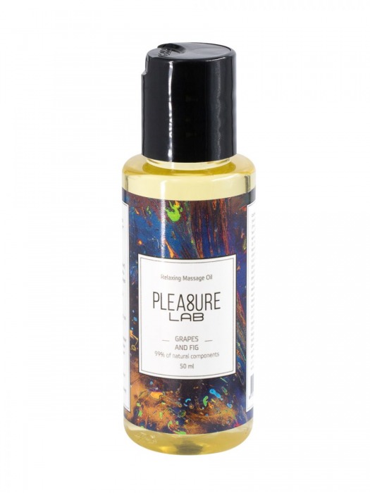 Массажное масло Pleasure Lab Relaxing с ароматом винограда и инжира - 50 мл. - Pleasure Lab - купить с доставкой в Черкесске