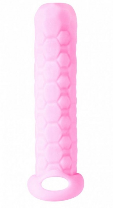 Розовый фаллоудлинитель Homme Long - 13,5 см. - Lola Games - в Черкесске купить с доставкой