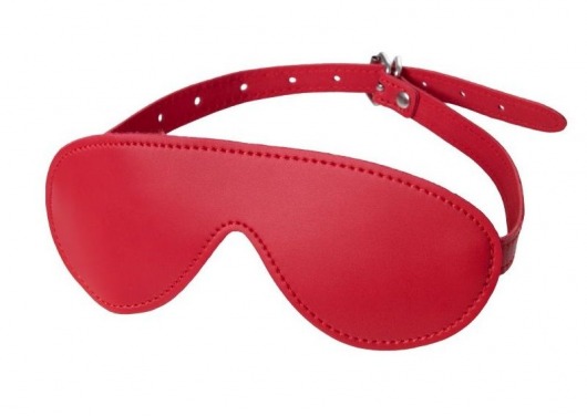 Красная маска Anonymo из искусственной кожи - ToyFa - купить с доставкой в Черкесске