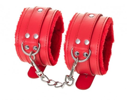 Красные оковы Anonymo из искусственной кожи - ToyFa - купить с доставкой в Черкесске