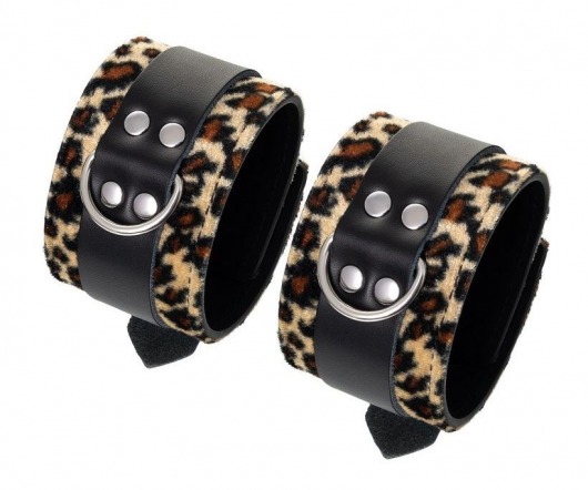 Наручники Anonymo с анималистическим принтом - ToyFa - купить с доставкой в Черкесске