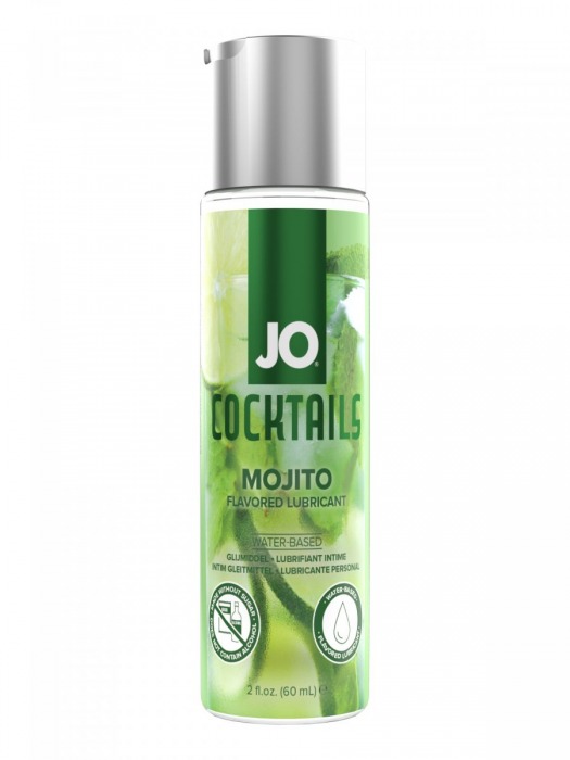 Вкусовой лубрикант на водной основе JO Cocktails Mojito - 60 мл. - System JO - купить с доставкой в Черкесске