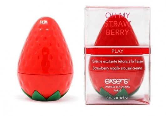 Крем для стимуляции сосков Oh My Strawberry - 8 мл. - Exsens - купить с доставкой в Черкесске