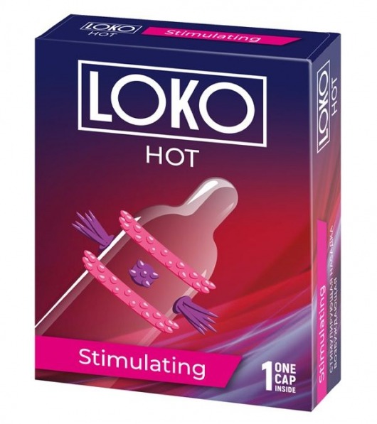 Стимулирующая насадка на пенис LOKO HOT с возбуждающим эффектом - Sitabella - в Черкесске купить с доставкой