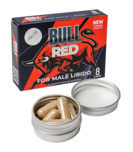 Пищевой концентрат для мужчин BULL RED - 8 капсул - Sitabella - купить с доставкой в Черкесске
