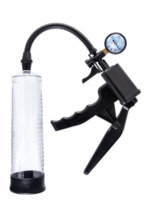 Прозрачная механическая помпа для пениса Viggo - Sexus - в Черкесске купить с доставкой