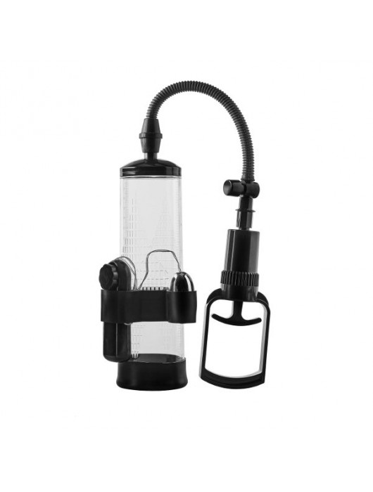 Прозрачная вакуумная помпа с вибрацией Vibrating Penis Pump - Dream Toys - в Черкесске купить с доставкой