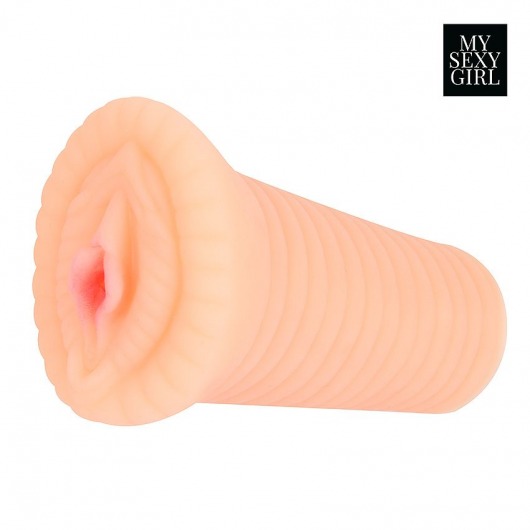 Реалистичный мастурбатор-вагина телесного цвета с вибрацией - Bior toys - в Черкесске купить с доставкой