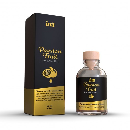 Массажный гель с ароматом маракуйи Passion Fruit - 30 мл. - INTT - купить с доставкой в Черкесске