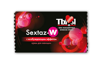 Возбуждающий крем для женщин Sextaz-W в одноразовой упаковке - 1,5 гр. - Биоритм - купить с доставкой в Черкесске