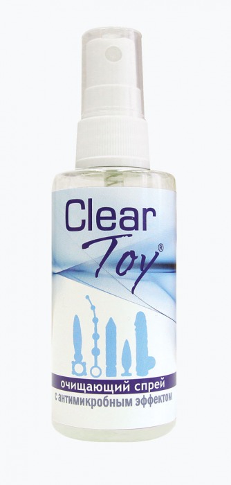 Очищающий спрей Clear Toy с антимикробным эффектом - 100 мл. - Биоритм - купить с доставкой в Черкесске