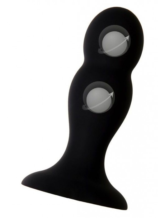 Черная анальная втулка Hidro M - 10,5 см. - Erotist Adult Toys