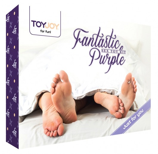 Эротический набор FANTASTIC PURPLE SEX TOY KIT - Toy Joy - купить с доставкой в Черкесске
