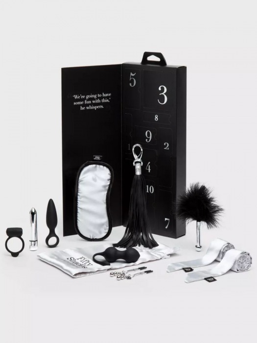 Эротический набор Pleasure Overload 10 Days of Play Gift Set - Fifty Shades of Grey - купить с доставкой в Черкесске