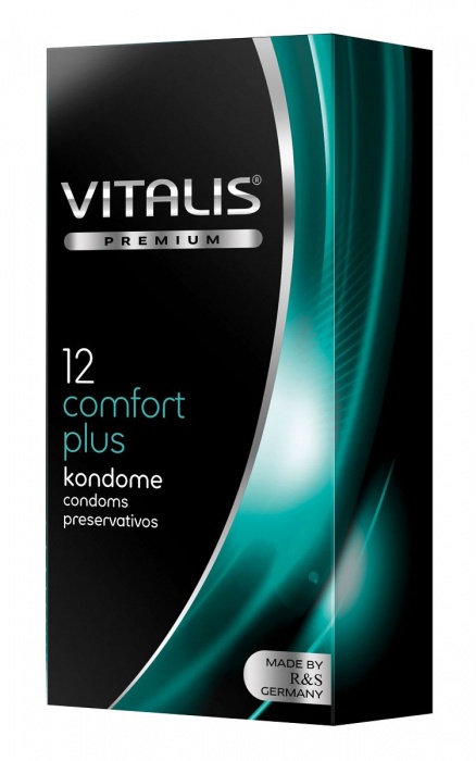 Контурные презервативы VITALIS PREMIUM comfort plus - 12 шт. - Vitalis - купить с доставкой в Черкесске