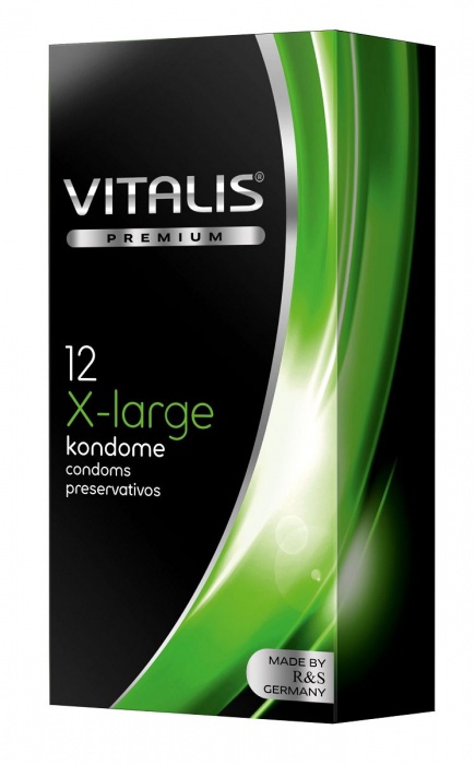 Презервативы увеличенного размера VITALIS PREMIUM x-large - 12 шт. - Vitalis - купить с доставкой в Черкесске