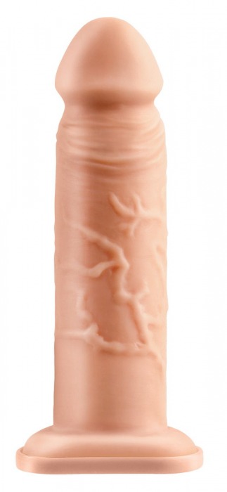Телесный реалистичный фаллоимитатор с полостью Silicone Hollow Extension - 20 см. - Pipedream - купить с доставкой в Черкесске