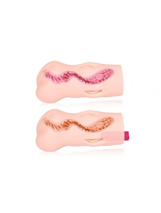 Телесный вибромастурбатор-вагина Dream Auto - KOKOS - в Черкесске купить с доставкой