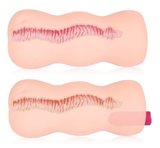 Телесный вибромастурбатор-анус TONGGGO 2 Auto - KOKOS - в Черкесске купить с доставкой