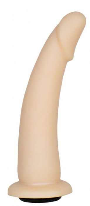 Телесная гладкая насадка-фаллоимитатор Harness - 17 см. - LOVETOY (А-Полимер) - купить с доставкой в Черкесске