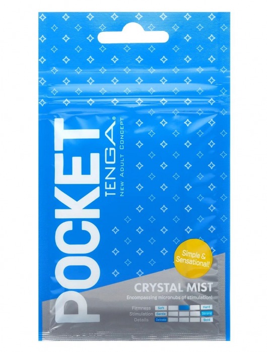 Карманный мастурбатор Crystal Mist - Tenga - в Черкесске купить с доставкой
