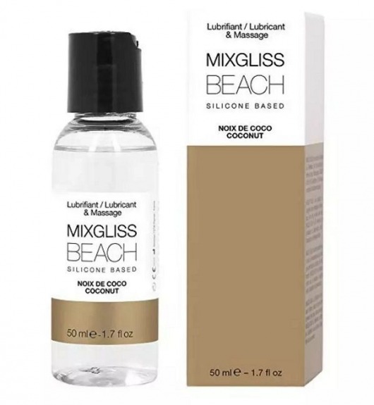 Смазка на силиконовой основе Mixgliss Beach - 50 мл. - Mixgliss - купить с доставкой в Черкесске