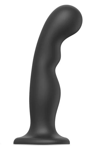 Черная насадка Strap-On-Me Dildo Plug P G size XXL - Strap-on-me - купить с доставкой в Черкесске