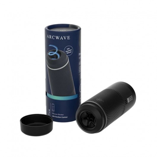Черный мастурбатор с контролем всасывания Arcwave Pow Stroker - Arcwave - в Черкесске купить с доставкой