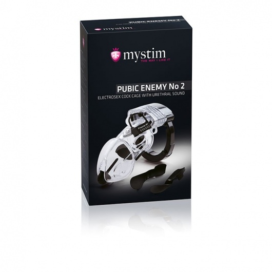 Пояс верности Pubic Enemy №2 с электростимуляцией уретры - MyStim - купить с доставкой в Черкесске