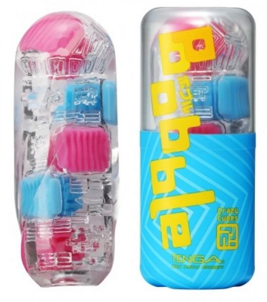 Мастурбатор Tenga Bobble Crazy Cubes - Tenga - в Черкесске купить с доставкой