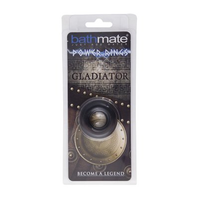 Чёрное эрекционное кольцо Gladiator - Bathmate - в Черкесске купить с доставкой