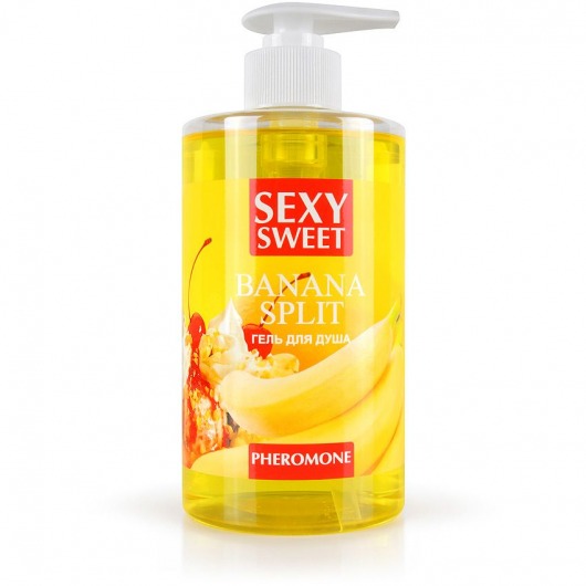 Гель для душа Sexy Sweet Banana Split с ароматом банана и феромонами - 430 мл. -  - Магазин феромонов в Черкесске