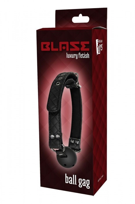 Черный кляп-шарик BALL GAG DIAMOND - Dream Toys - купить с доставкой в Черкесске