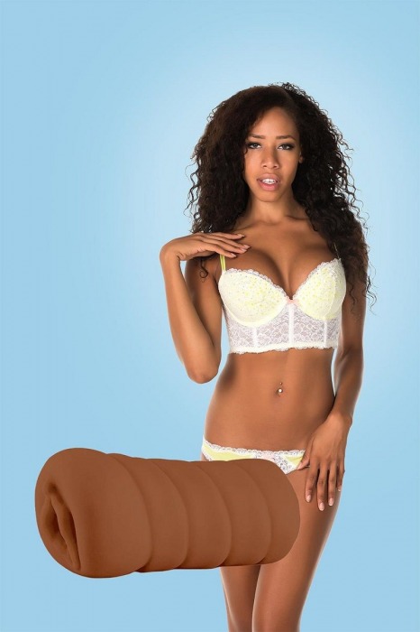 Коричневый мастурбатор-вагина BRIANNA - Dream Toys - в Черкесске купить с доставкой