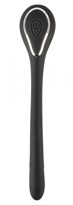 Черный гибкий уретральный стимулятор с вибрацией Vibrating Bendable Dilator - 13,5 см. - Orion - купить с доставкой в Черкесске