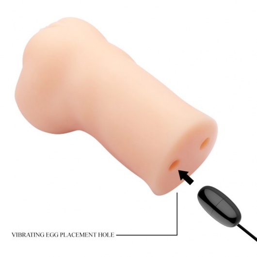 Телесный мастурбатор-вагина Rocket Pussy Nadya с вибрацией - Baile - в Черкесске купить с доставкой