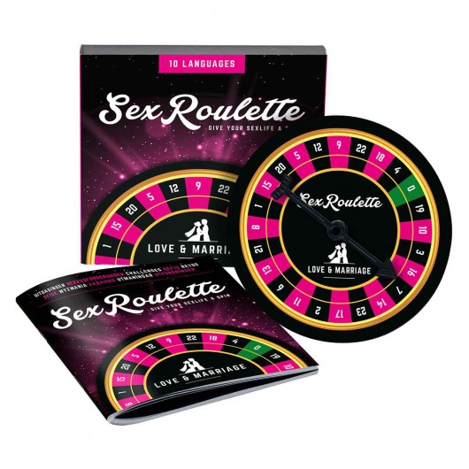 Настольная игра-рулетка Sex Roulette Love   Marriage - Tease&Please - купить с доставкой в Черкесске