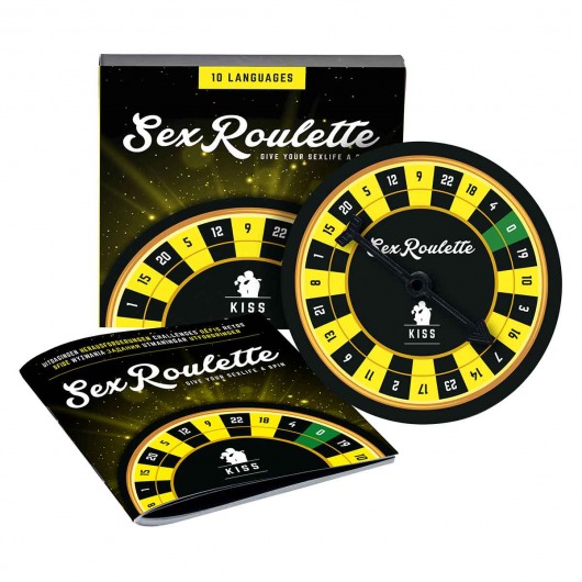 Настольная игра-рулетка Sex Roulette Kiss - Tease&Please - купить с доставкой в Черкесске
